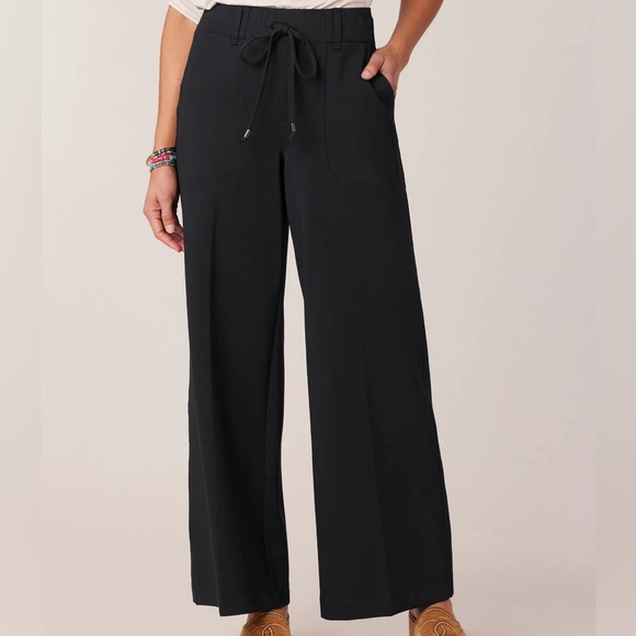 Democracy Black Wide Leg Pants - Picture 1 of 3